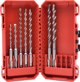 Wiertlo Milwaukee MILWAUKEE SDS PLUS M2 DRILL SET 7 τεμ 5-6-8x110mm - 6-8-10-12x160mm