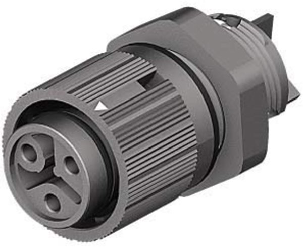 Wieland Electric RST Mini Series Mini Connector, 3-Pole, Female, 1-Way, Panel Mount, 16A, IP66, IP68, IP69