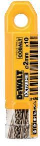 Τρυπάνι Dewalt κοβαλτούχο κυλινδρικό 10,5mm 10 τεμ. (DT4944)