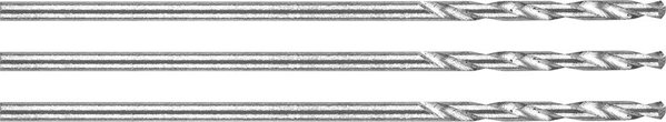 Τρυπάνι Μετάλλου Graphite HSS DIN 338, 1 mm, 3 Τεμάχια