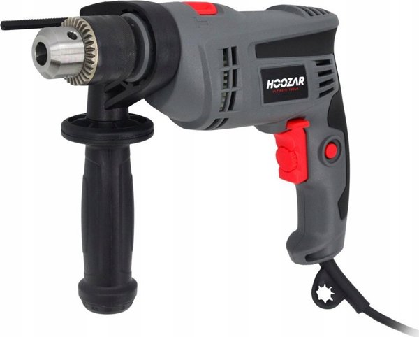Hoozar Κρουστικό Δράπανο 710W με Αντιολισθητική Λαβή και Ρύθμιση Ταχύτητας
