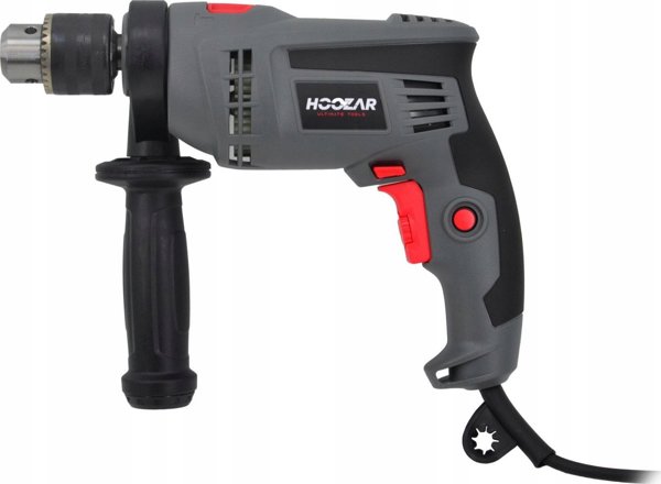 Hoozar Κρουστικό Δράπανο 710W με Αντιολισθητική Λαβή και Ρύθμιση Ταχύτητας