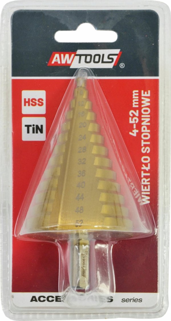 Τρυπάνι AWTools Σταθερό Κωνικό 4-52mm