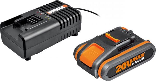 Δραπανοκατσάβιδο Μπαταρίας Worx WX354 20V, με 2 Μπαταρίες 2Ah