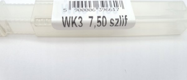 Καρβιδικό Τρυπάνι Fanar Baildon DIN 6537 K WK3, VHM TiAlN, 7.5mm, Μήκος 79-41mm