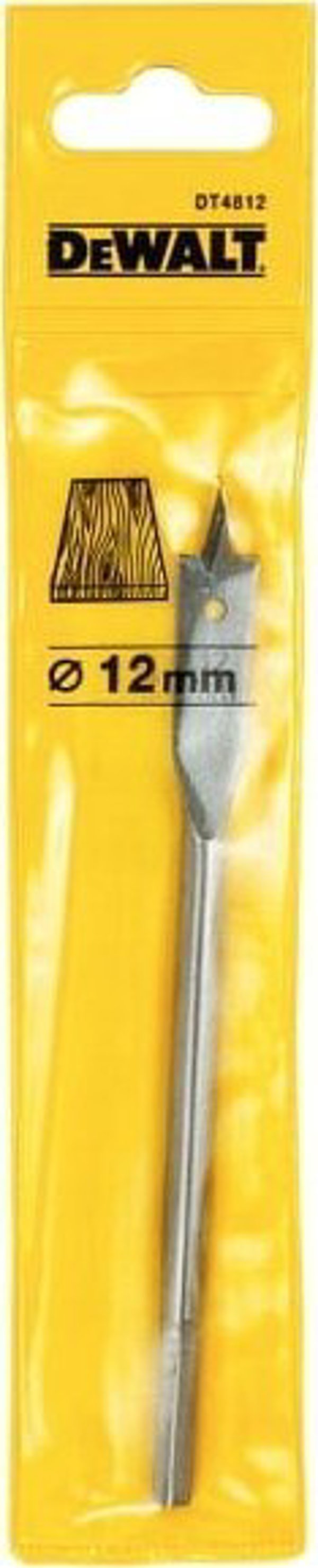DeWalt Τρυπάνι Επίπεδο για Ξύλο, 12mm x 160mm, 14 Degrees East