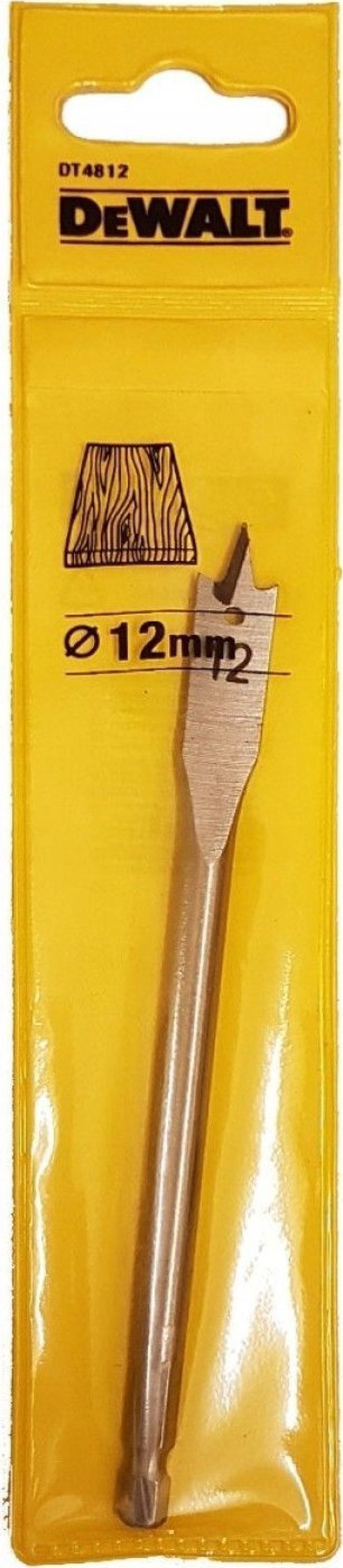 DeWalt Τρυπάνι Επίπεδο για Ξύλο, 12mm x 160mm, 14 Degrees East