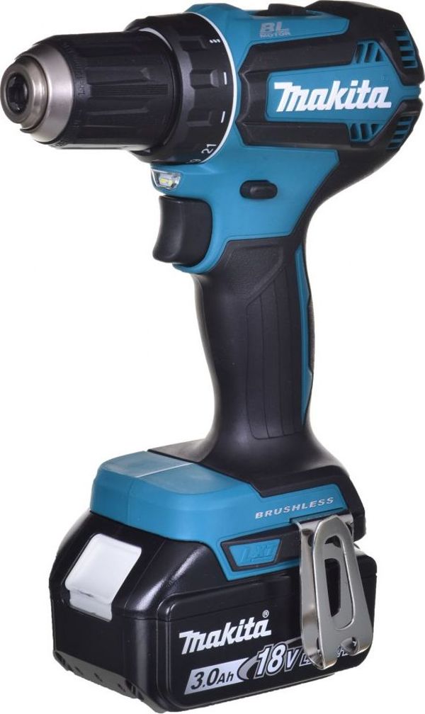 Makita Δραπανοκατσάβιδο DDF485RF3J 18V LXT 50Nm με 3 Μπαταρίες 3Ah & Βαλιτσάκι Μεταφοράς