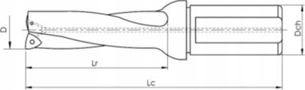 Τρυπάνι αναδιπλούμενο Baildon WS 3xD 15 mm, 107-48 mm