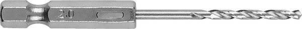 Graphite Τρυπάνι Μετάλλου Hex 2.0 mm, Σετ 3 Τεμαχίων