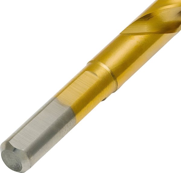 Τρυπάνι για μέταλλο Baildon DIN 338 RN 10,2 mm, HSS TiN (S), 133-87 mm (λαβή 3-επίπεδη)