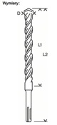 Τρυπάνι Bosch SDS+ 20mm (2608831054)