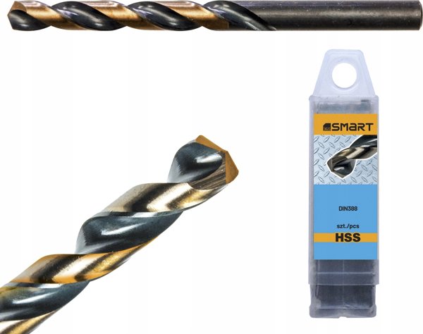 Smart Τρυπάνι HSS για Μέταλλο 1,5mm, Κυλινδρικό, Σετ 10 Τεμάχια