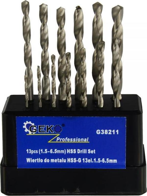 Geko Σετ Τρυπάνια Μετάλλου 13 Τεμαχίων, 1.5-6.5mm, G38211