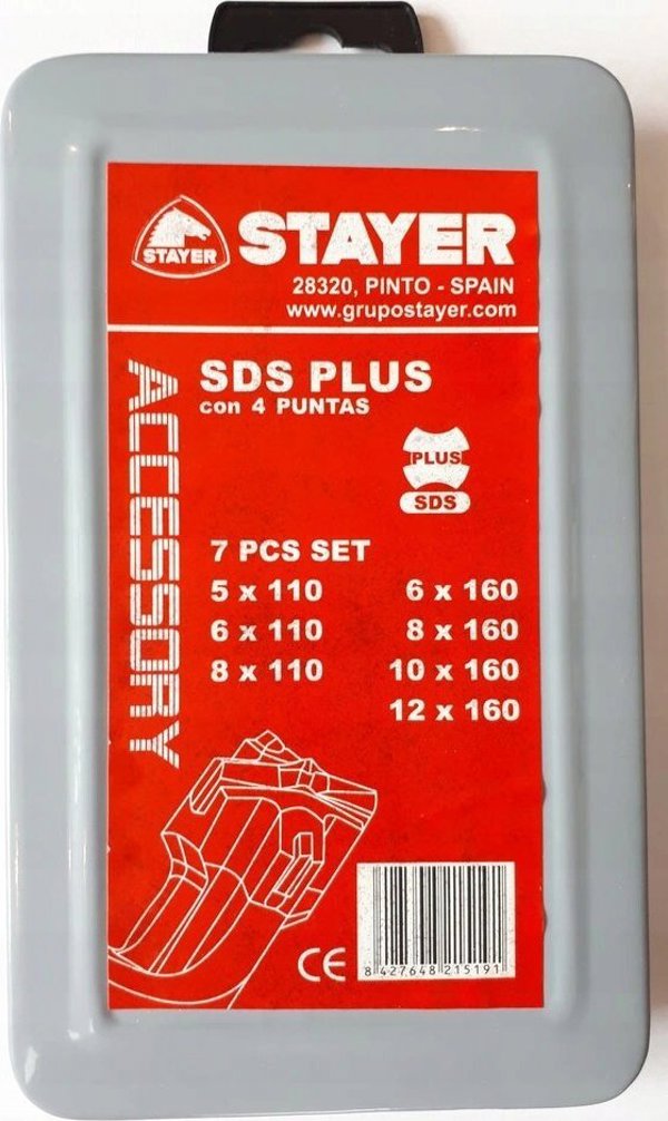 Σετ τρυπανιών Stayer SDS-PLUS 7SZT STAYER
