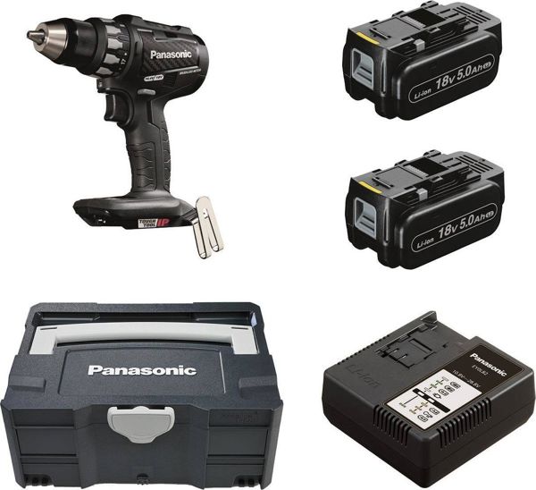 Panasonic EY74A2LJ2G32 Δραπανοκατσάβιδο Μπαταρίας 18V με 2 Μπαταρίες 5Ah