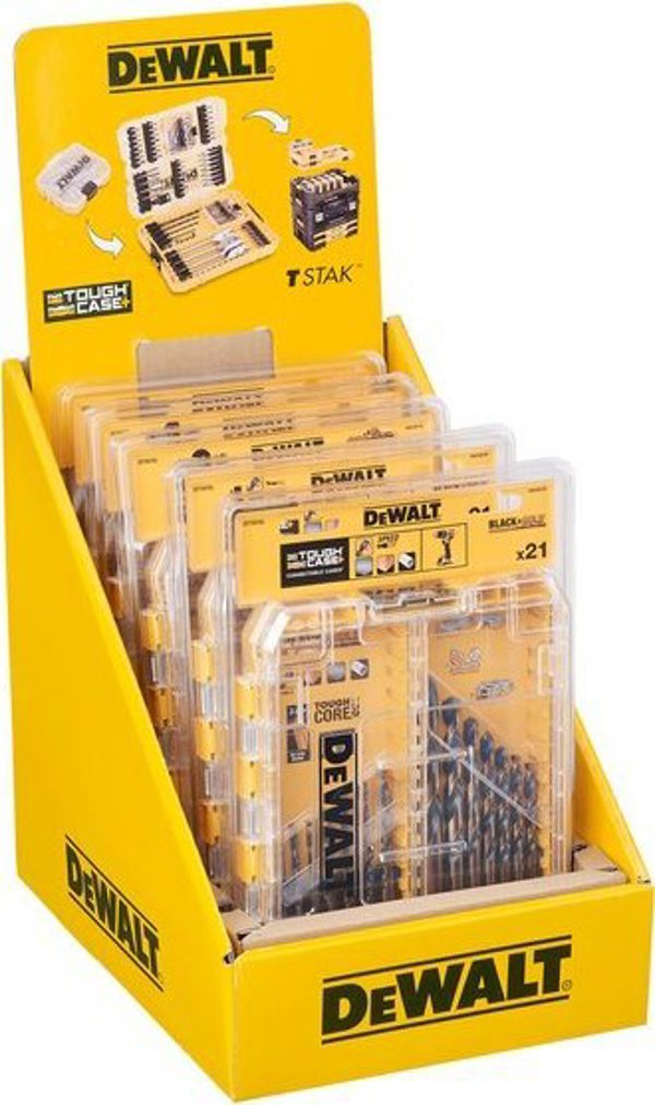 Σετ μεταλλικών τρυπανιών Dewalt Dewalt HSS-G 21 τεμαχίων - DT70755-QZ