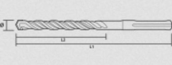 Τρυπάνι SDS Max Graphite 18mm x 400mm για Σκυρόδεμα (57H516)