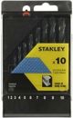 Wiertlo Stanley HSS walcowe 1 - 10mm zestaw (STA56030)