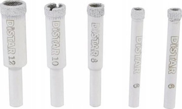 Σετ Διαμαντοτρύπανα Distar DrillKIT, 6-12mm, Για Ξηρά Κοπή Πλακιδίων