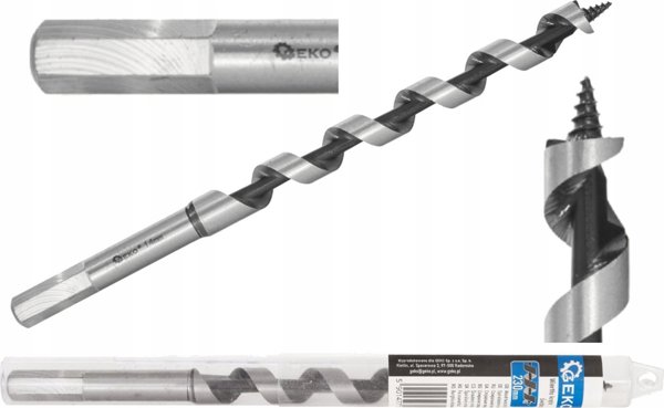 Geko Σπιράλ Τρυπάνι – Τρυπάνι για ξύλο 14x230mm