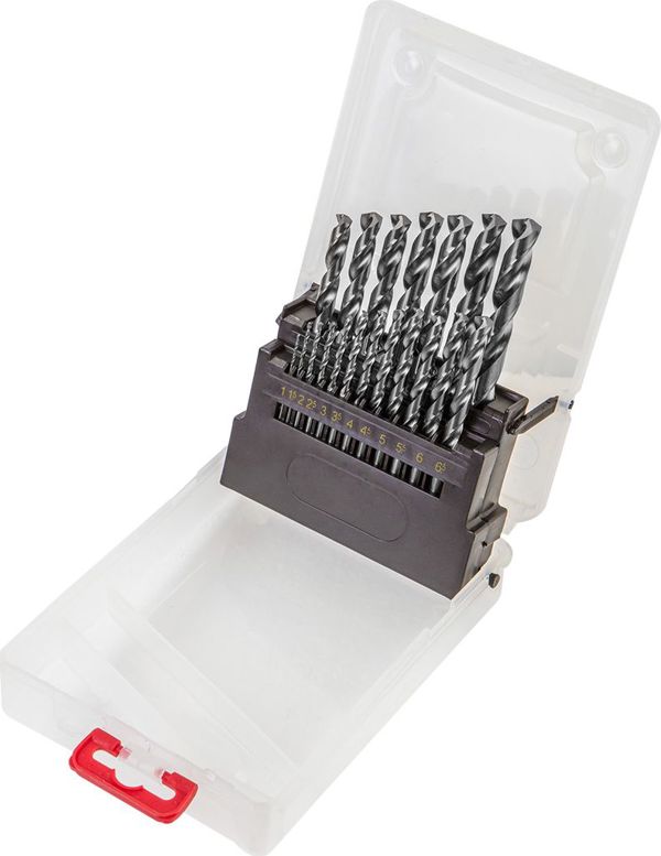 Verto Σετ Τρυπανιών Μετάλλου HSS-G 1.0-10.0 mm 19 τεμάχια