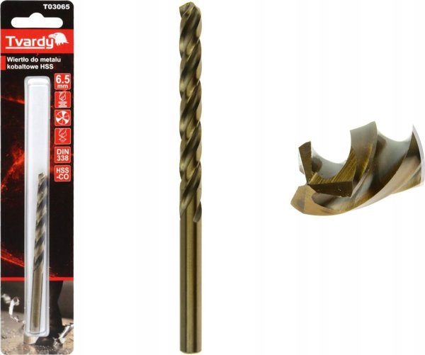 Wiertlo Tvardy wiertlo do metalu kobaltowe HSS M35 11 mm