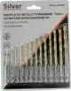 Silver Σετ Τρυπάνια Μετάλλου HEX 1/4" 13 Τεμαχίων, Μοντέλο EX10418