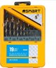 Σετ Τρυπάνια Μετάλλου SMART365 HSS, 19 Τεμάχια, SM-11-KPL19, 1-10mm