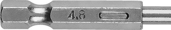 Graphite Τρυπάνι Μετάλλου Hex 4.8mm, Σετ 2 Τεμαχίων