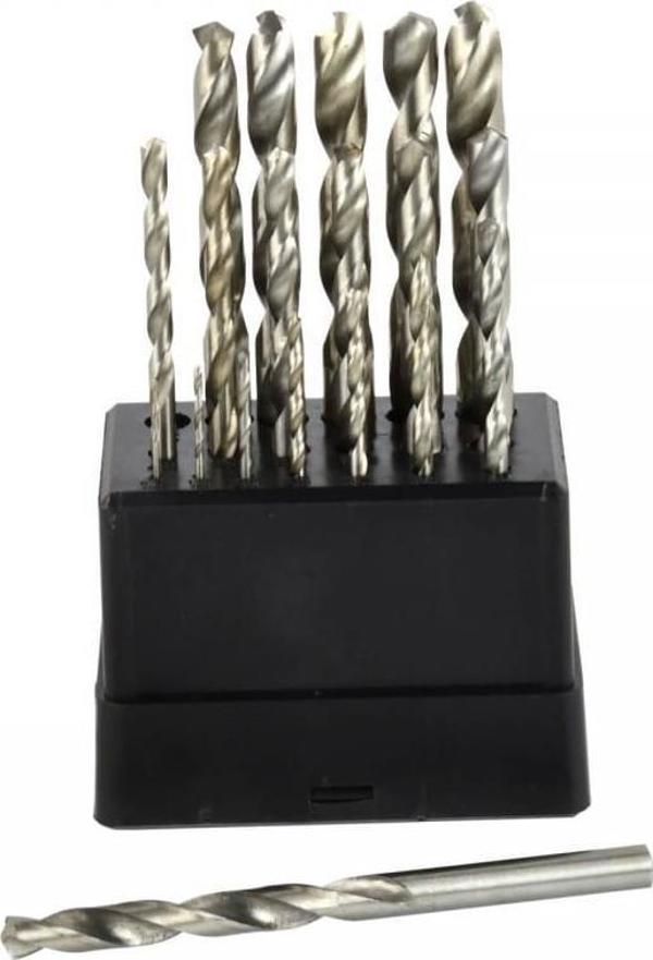 Geko Σετ Τρυπάνια Μετάλλου HSS 1-10mm, 19 Τεμάχια - G38214