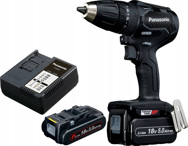 Panasonic Δραπανοκατσάβιδο Κρούσης Brushless 18V 2x3.0Ah με Φορτιστή και Βαλίτσα, Συμβατό 14.4V