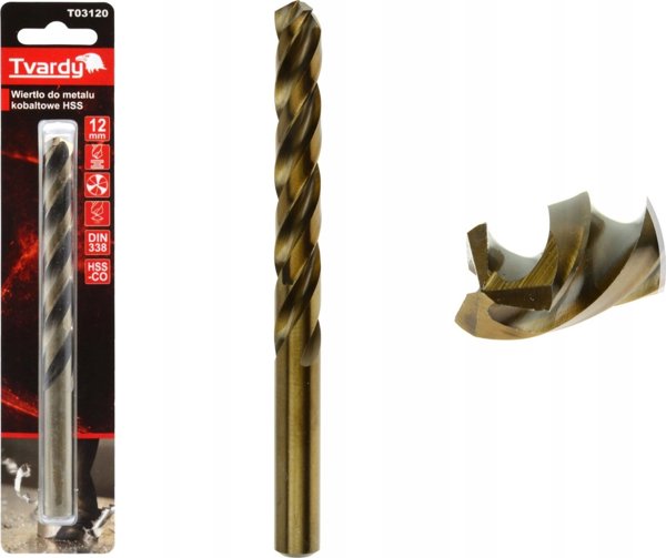 Tvardy Trupanji koybalt HSS M35 12mm