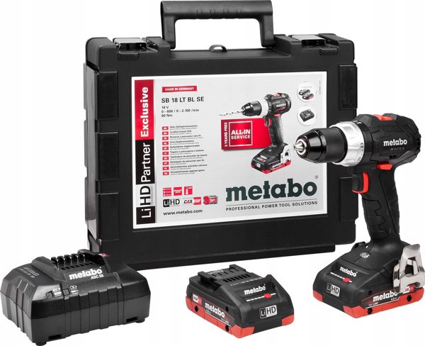 Wiertarko-wkretarka Metabo UD.SB 18 LT BL SE 75/34Nm 2x4.0Ah LiHD SCREWDRIVER