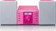 Lenco MC-013PK Micro-Stereo Σύστημα για Παιδιά με Αυτοκόλλητα, Ροζ