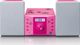 Lenco MC-013PK Micro-Stereo Σύστημα για Παιδιά με Αυτοκόλλητα, Ροζ