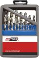 Σετ τρυπανιών AWTools HSS 19 τεμαχίων 1-10 mm (AW41204)