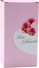 Wieczne 3 Roze w Kopule z Oswietleniem LED i Platkami Roz Czerwone 21x11cm