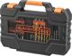 Black+Decker Σετ Τρυπάνια & Μύτες 76 Τεμαχίων για Μέταλλο, Ξύλο & Σκυρόδεμα (A7231)