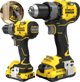 Stanley Δραπανοκατσάβιδο Μπαταρίας FatMax V20 SFMCD725D2K 18V με 2 Μπαταρίες 2Ah & Βαλιτσάκι