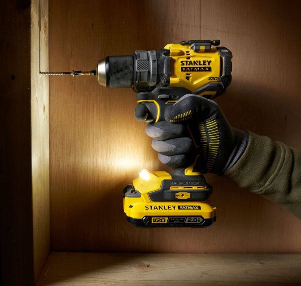 Stanley Δραπανοκατσάβιδο Μπαταρίας FatMax V20 SFMCD725D2K 18V με 2 Μπαταρίες 2Ah & Βαλιτσάκι