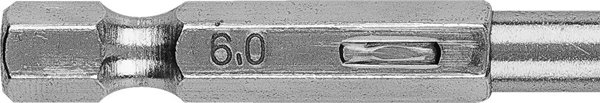 Graphite Τρυπάνι Μετάλλου HSS Hex 6,0 mm, Σετ 2 Τεμαχίων