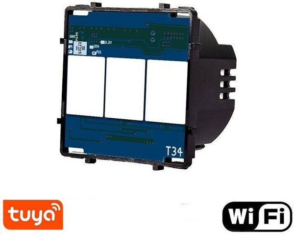 WiFi sensorinis užuolaidų ir žaliuzių jungiklis Feelspot, 2000W