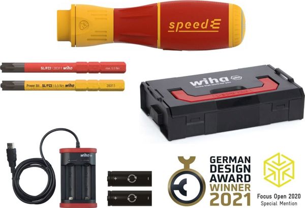 Wiha SpeedE II Ηλεκτρικό Κατσαβίδι 3.6V Σετ 7 Τεμαχίων 44318