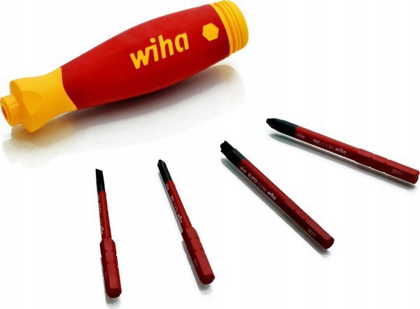 Wiha PocketMax Electric Μονωμένο Κατσαβίδι με 4 Μύτες, 45296