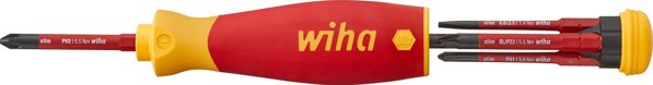 Wiha PocketMax Electric Μονωμένο Κατσαβίδι με 4 Μύτες, 45296