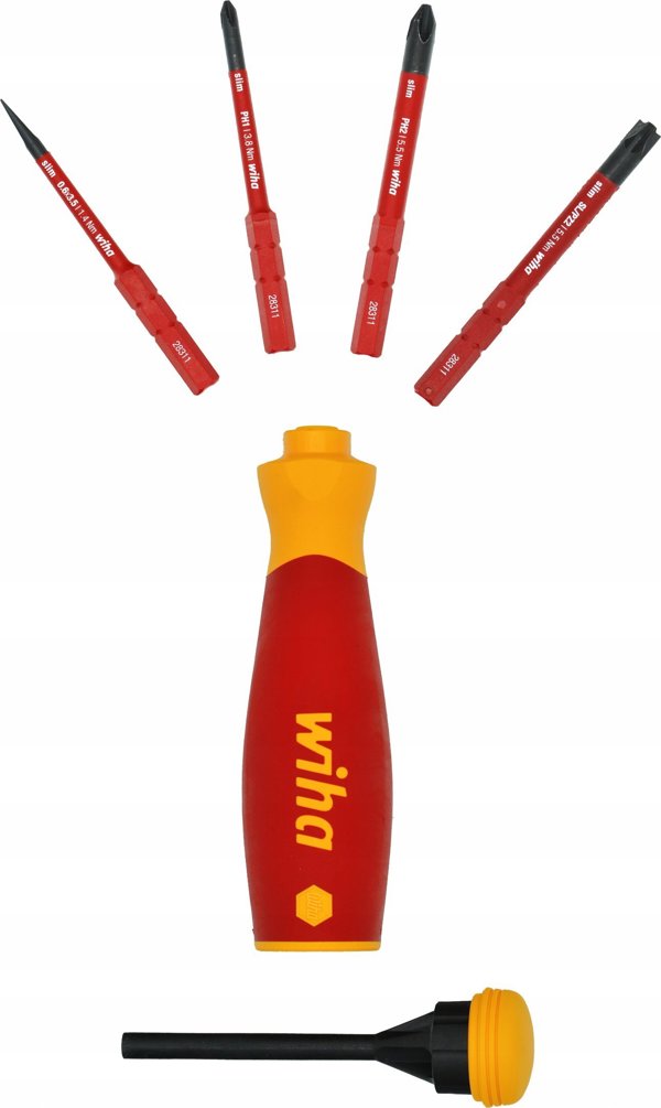 Wiha PocketMax Electric Μονωμένο Κατσαβίδι με 4 Μύτες, 45296