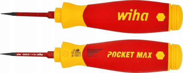 Wiha PocketMax Electric Μονωμένο Κατσαβίδι με 4 Μύτες, 45296