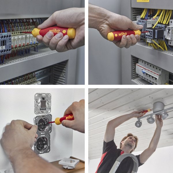 Wiha PocketMax Electric Μονωμένο Κατσαβίδι με 4 Μύτες, 45296