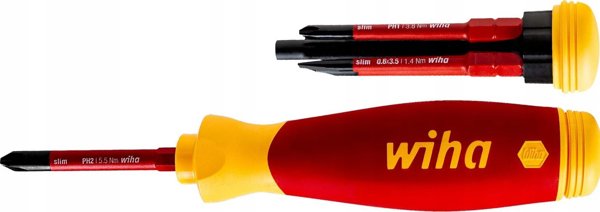 Wiha PocketMax Electric Μονωμένο Κατσαβίδι με 4 Μύτες, 45296